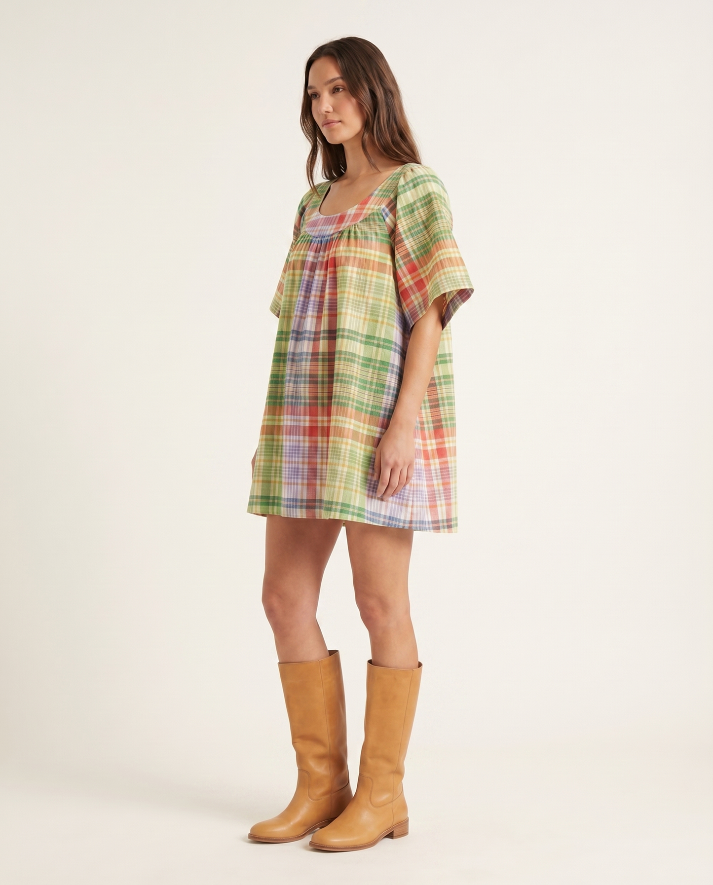 Roselle Plaid Dress