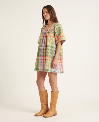 Roselle Plaid Dress